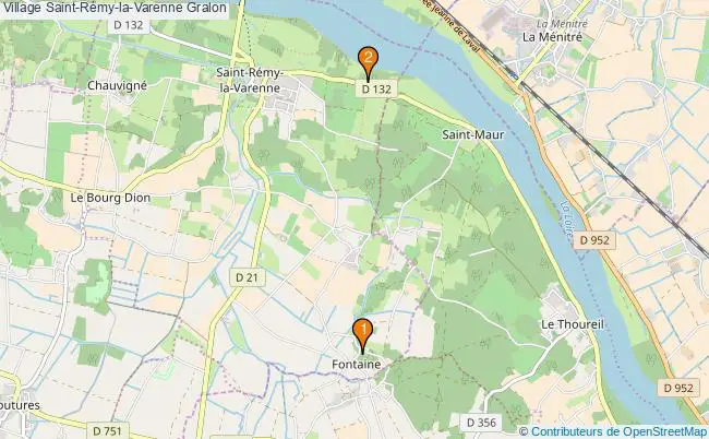 plan Village Saint-Rémy-la-Varenne Associations village Saint-Rémy-la-Varenne : 2 associations