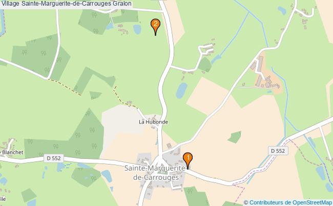 plan Village Sainte-Marguerite-de-Carrouges Associations village Sainte-Marguerite-de-Carrouges : 2 associations