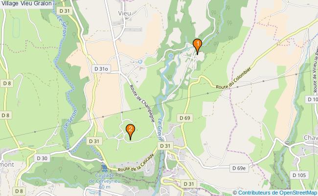 plan Village Vieu Associations village Vieu : 2 associations