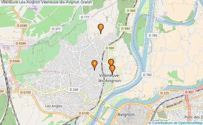 plan Villeneuve-Lès-Avignon Villeneuve-lès-Avignon Associations Villeneuve-Lès-Avignon Villeneuve-lès-Avignon : 5 associations