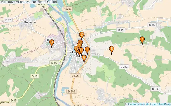plan Villeneuve Villeneuve-sur-Yonne Associations Villeneuve Villeneuve-sur-Yonne : 13 associations