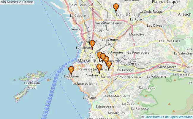 plan Vin Marseille Associations Vin Marseille : 14 associations