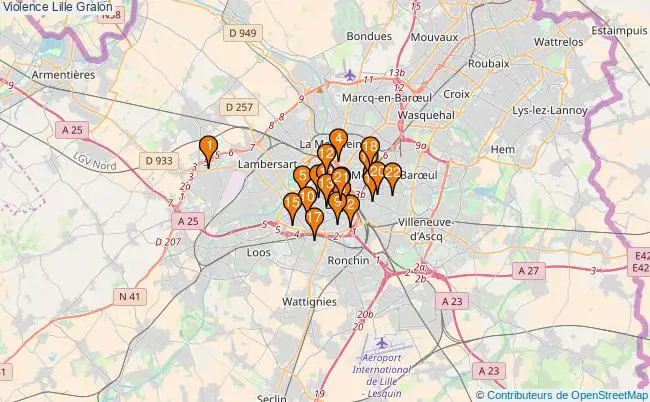 plan Violence Lille Associations violence Lille : 25 associations