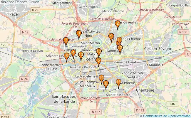 plan Violence Rennes Associations violence Rennes : 14 associations