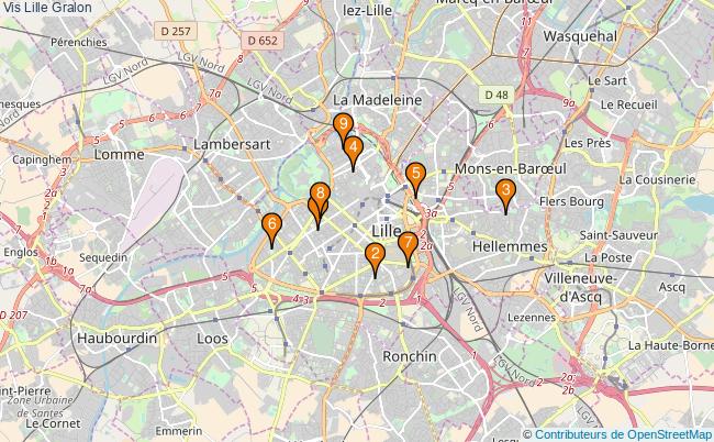plan Vis Lille Associations Vis Lille : 10 associations