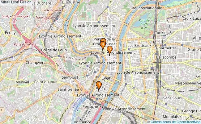 plan Vitrail Lyon Associations vitrail Lyon : 4 associations