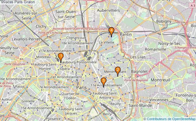 plan Vivaces Paris Associations vivaces Paris : 5 associations