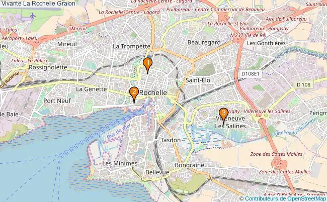 plan Vivante La Rochelle Associations Vivante La Rochelle : 8 associations