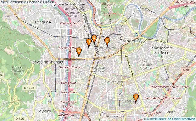 plan Vivre-ensemble Grenoble Associations vivre-ensemble Grenoble : 5 associations