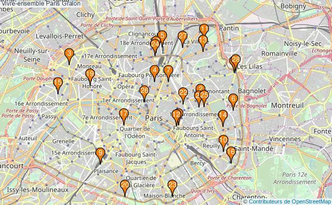 plan Vivre-ensemble Paris Associations vivre-ensemble Paris : 33 associations