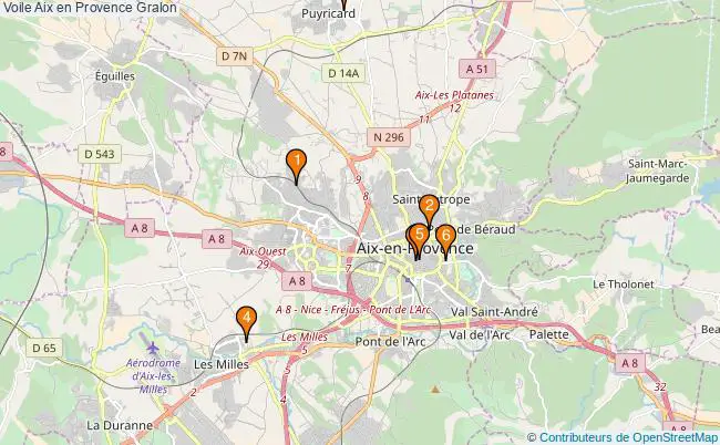 plan Voile Aix en Provence Associations voile Aix en Provence : 8 associations