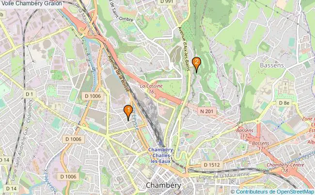plan Voile Chambéry Associations voile Chambéry : 3 associations