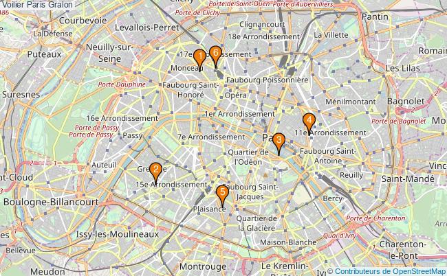 plan Voilier Paris Associations voilier Paris : 9 associations