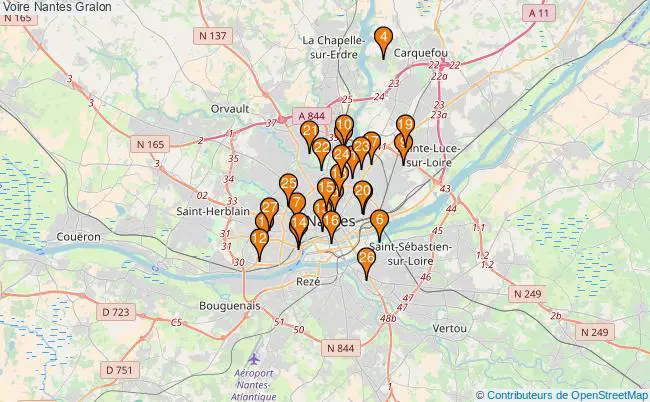 plan Voire Nantes Associations Voire Nantes : 39 associations