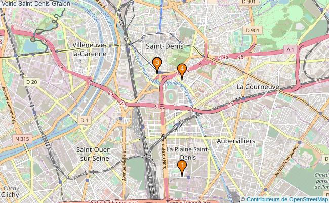 plan Voirie Saint-Denis Associations voirie Saint-Denis : 5 associations