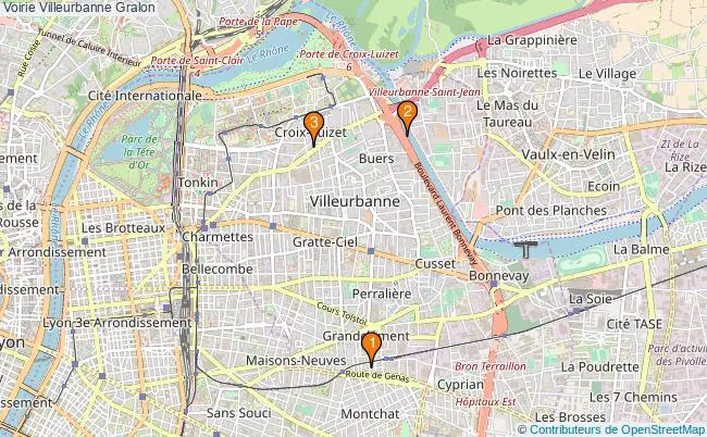 plan Voirie Villeurbanne Associations voirie Villeurbanne : 3 associations