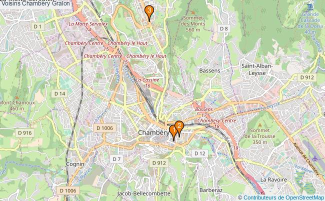 plan Voisins Chambéry Associations Voisins Chambéry : 4 associations