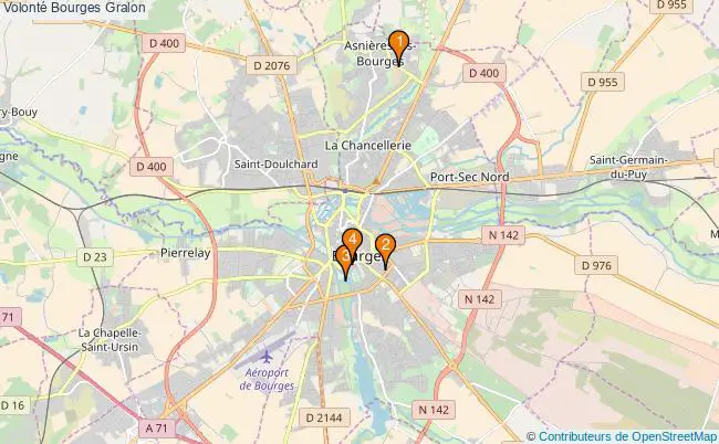plan Volonté Bourges Associations Volonté Bourges : 4 associations