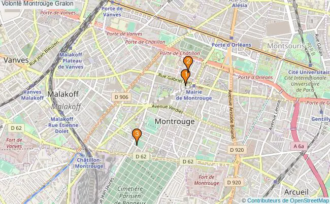 plan Volonté Montrouge Associations Volonté Montrouge : 3 associations