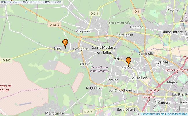 plan Volonté Saint-Médard-en-Jalles Associations Volonté Saint-Médard-en-Jalles : 3 associations
