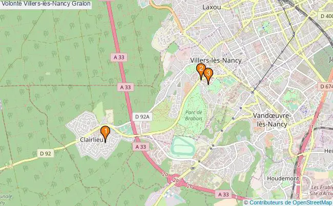 plan Volonté Villers-lès-Nancy Associations Volonté Villers-lès-Nancy : 3 associations