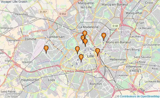 plan Voyager Lille Associations Voyager Lille : 10 associations