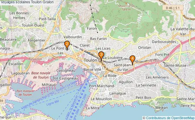 plan Voyages scolaires Toulon Associations voyages scolaires Toulon : 4 associations