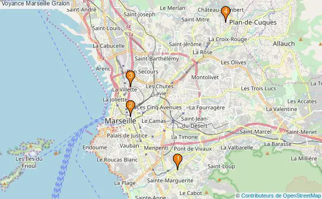 plan Voyance Marseille Associations voyance Marseille : 4 associations