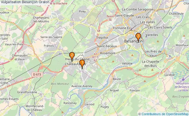 plan Vulgarisation Besançon Associations vulgarisation Besançon : 3 associations