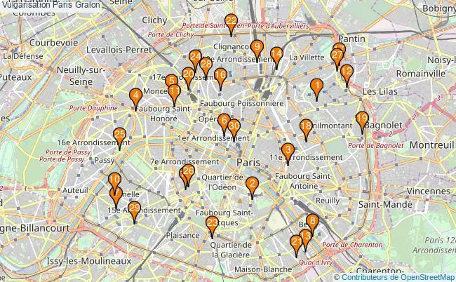 plan Vulgarisation Paris Associations vulgarisation Paris : 151 associations