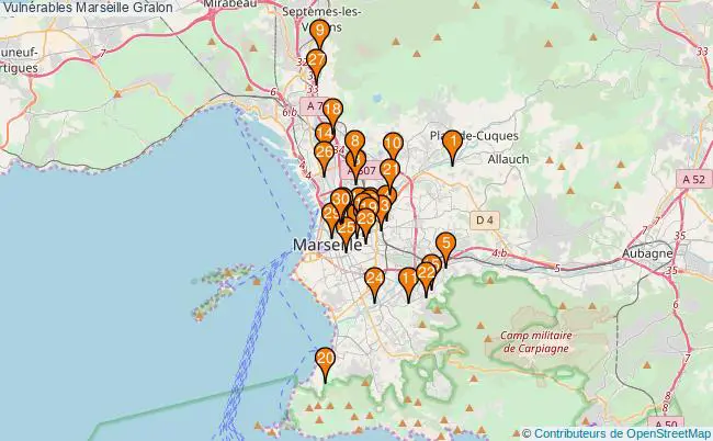 plan Vulnérables Marseille Associations Vulnérables Marseille : 76 associations