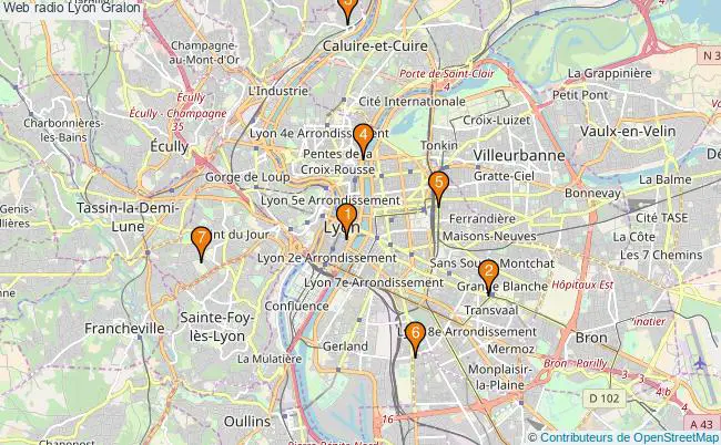 plan Web radio Lyon Associations web radio Lyon : 7 associations
