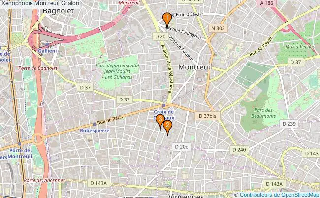 plan Xénophobie Montreuil Associations xénophobie Montreuil : 3 associations
