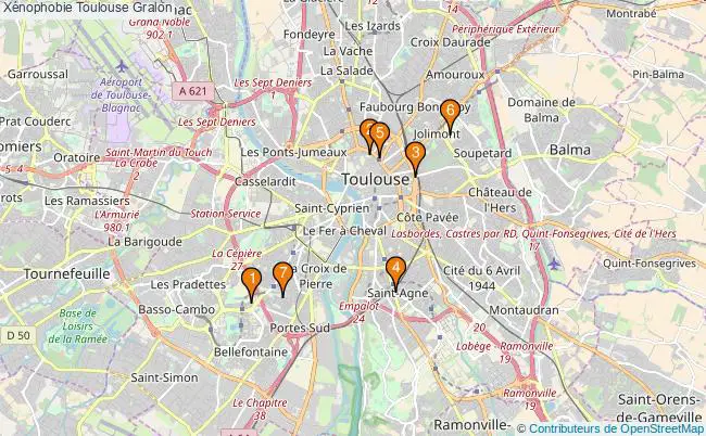 plan Xénophobie Toulouse Associations xénophobie Toulouse : 8 associations
