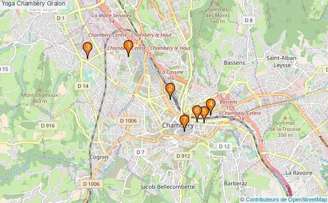 plan Yoga Chambéry Associations Yoga Chambéry : 11 associations