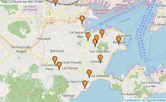 plan Yoga La Seyne-sur-Mer Associations Yoga La Seyne-sur-Mer : 11 associations
