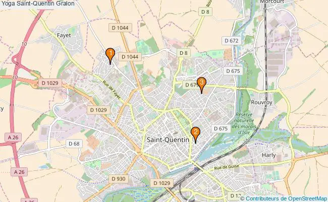 plan Yoga Saint-Quentin Associations Yoga Saint-Quentin : 4 associations