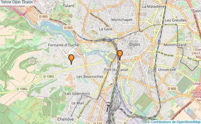 plan Yonne Dijon Associations Yonne Dijon : 3 associations