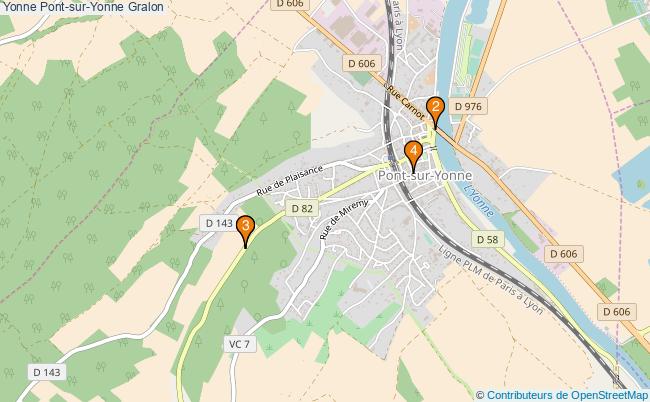 plan Yonne Pont-sur-Yonne Associations Yonne Pont-sur-Yonne : 6 associations