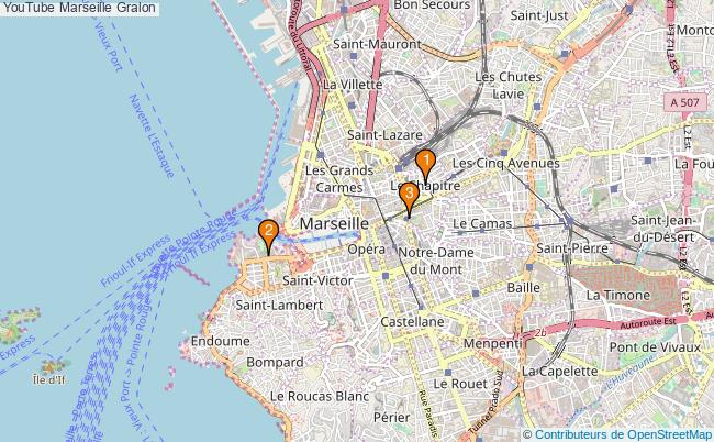 plan YouTube Marseille Associations YouTube Marseille : 4 associations