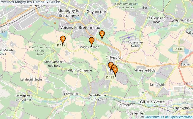 plan Yvelines Magny-les-Hameaux Associations Yvelines Magny-les-Hameaux : 6 associations