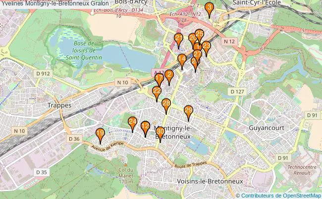 plan Yvelines Montigny-le-Bretonneux Associations Yvelines Montigny-le-Bretonneux : 39 associations