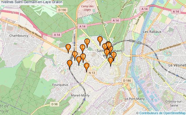plan Yvelines Saint-Germain-en-Laye Associations Yvelines Saint-Germain-en-Laye : 21 associations