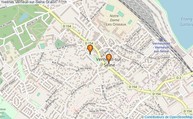 plan Yvelines Verneuil-sur-Seine Associations Yvelines Verneuil-sur-Seine : 3 associations