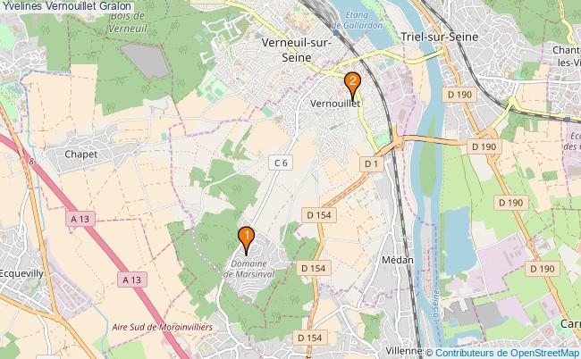 plan Yvelines Vernouillet Associations Yvelines Vernouillet : 3 associations