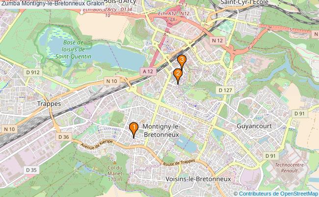 plan Zumba Montigny-le-Bretonneux Associations zumba Montigny-le-Bretonneux : 3 associations