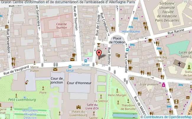 plan association Centre D'information Et De Documentation De L'ambassade D' Allemagne Paris