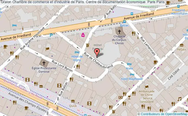 plan association Chambre De Commerce Et D'industrie De Paris. Centre De Documentation économique. Paris Paris