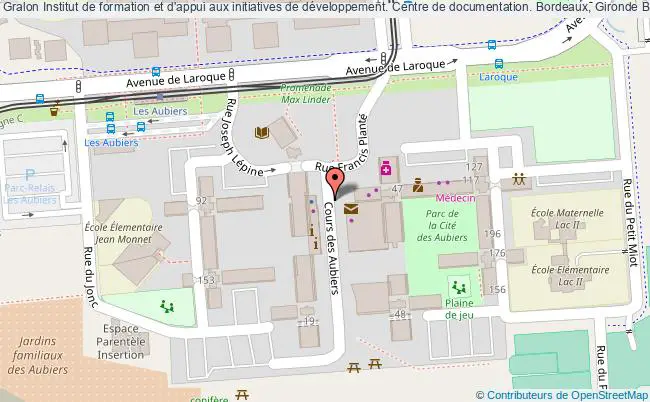 plan association Institut De Formation Et D'appui Aux Initiatives De Développement. Centre De Documentation. Bordeaux, Gironde Bordeaux