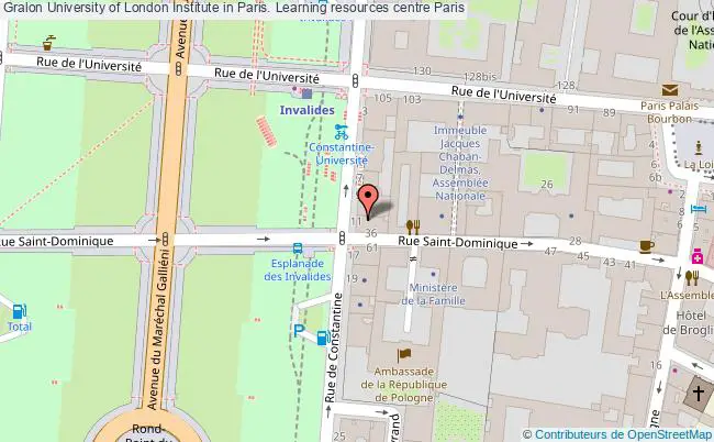 plan association University Of London Institute In Paris. Learning Resources Centre Paris